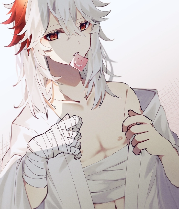 Ảnh Kazuha Genshin chibi dễ thương