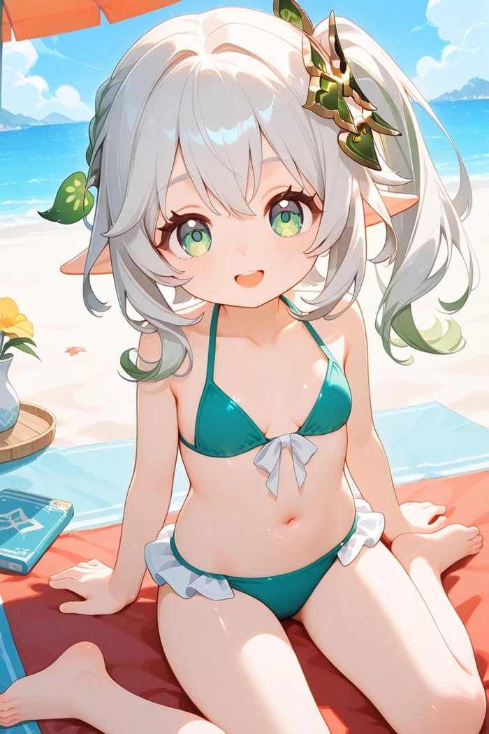 Ảnh Nahida chibi cute hột me