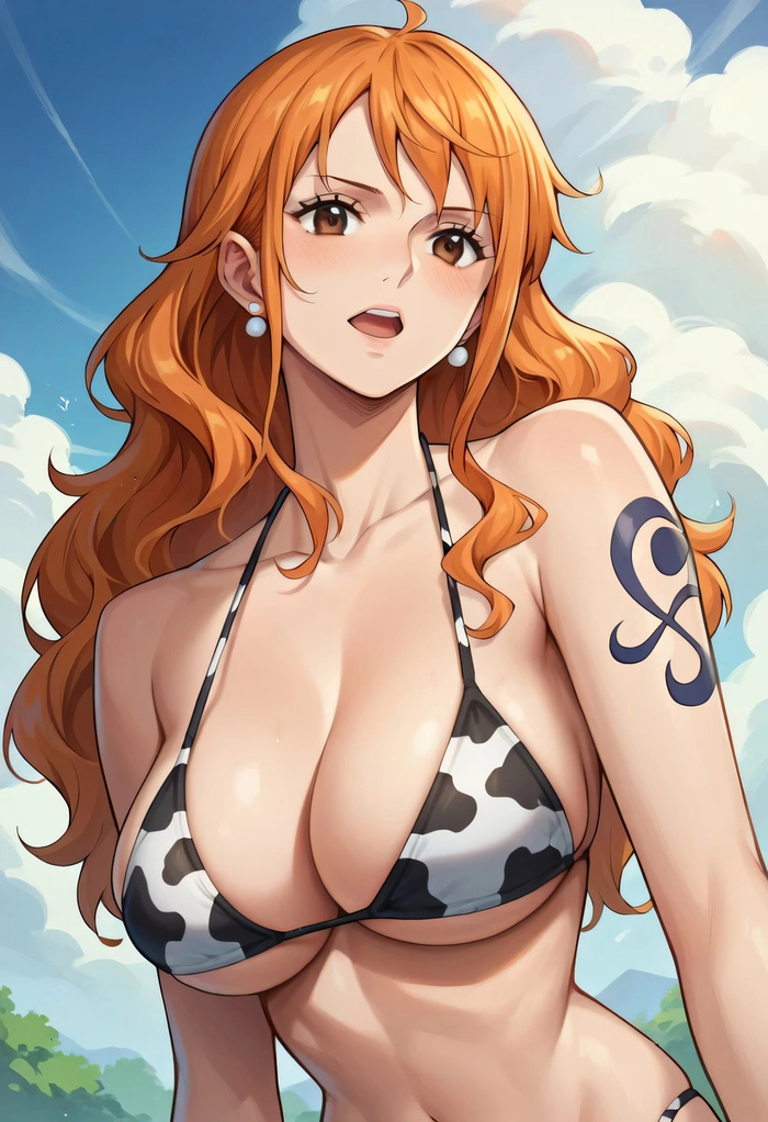 Ảnh Nami bikini bò sữa quyến rũ