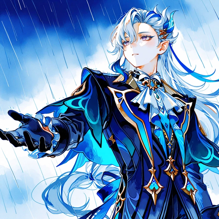 Ảnh Neuvillette anime ngầu