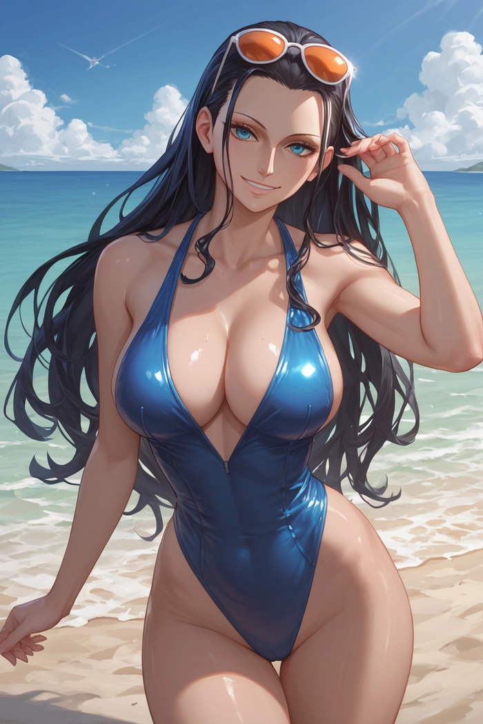 Ảnh Nico Robin cosplay bikini