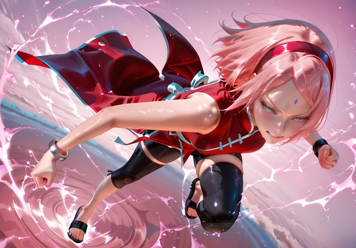Ảnh Sakura Haruno đậm chất anime