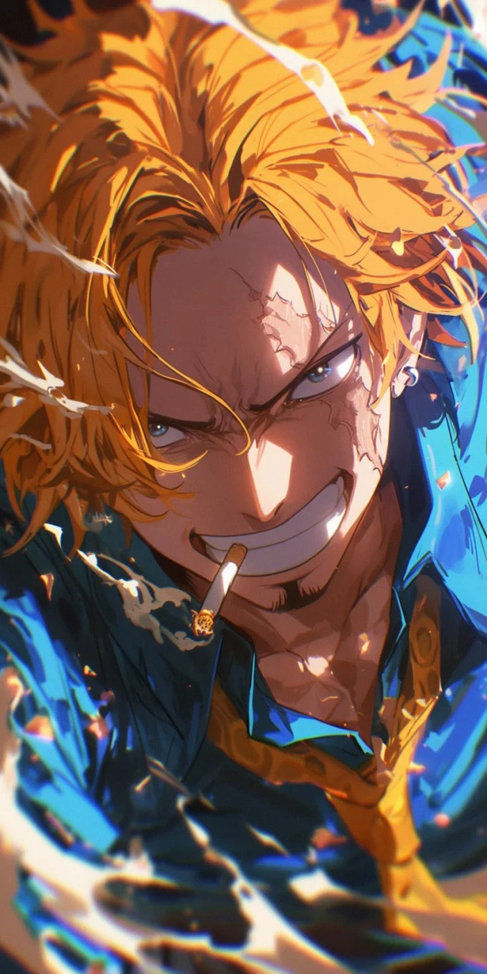 Ảnh Sanji cận mặt 4k