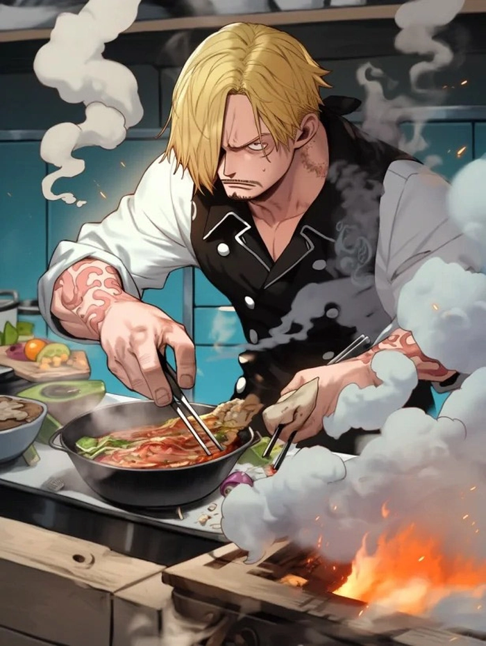 Ảnh Sanji ngầu bá cháy