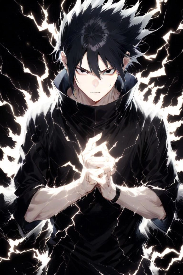 Ảnh Sasuke cool boy tóc đen