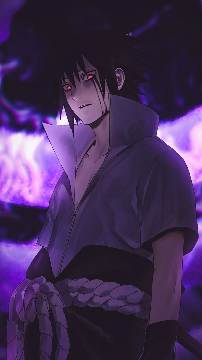 Ảnh Sasuke lạnh lùng vô cảm