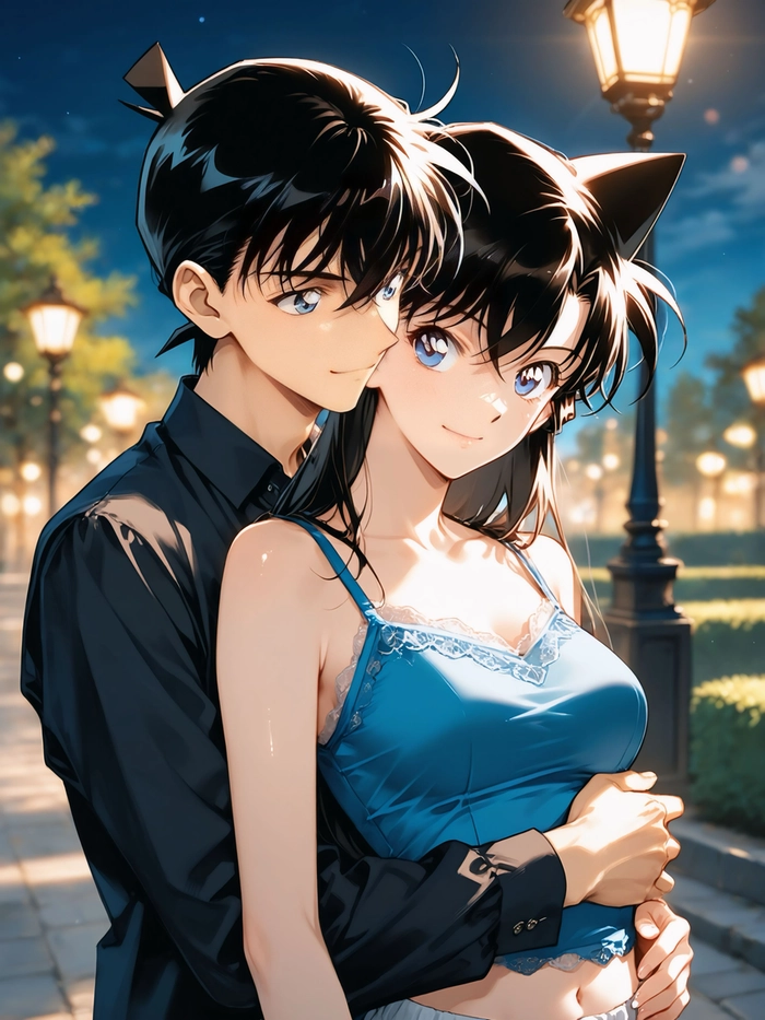 Ảnh Shinichi và Ran dễ thương