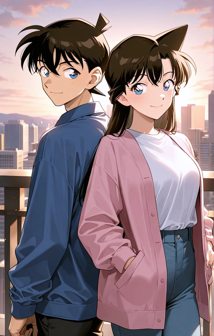 Ảnh Shinichi và Ran siêu đẹp