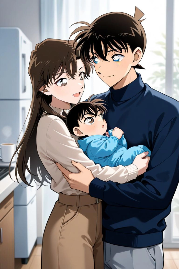 Ảnh Shinichi và Ran tương lai
