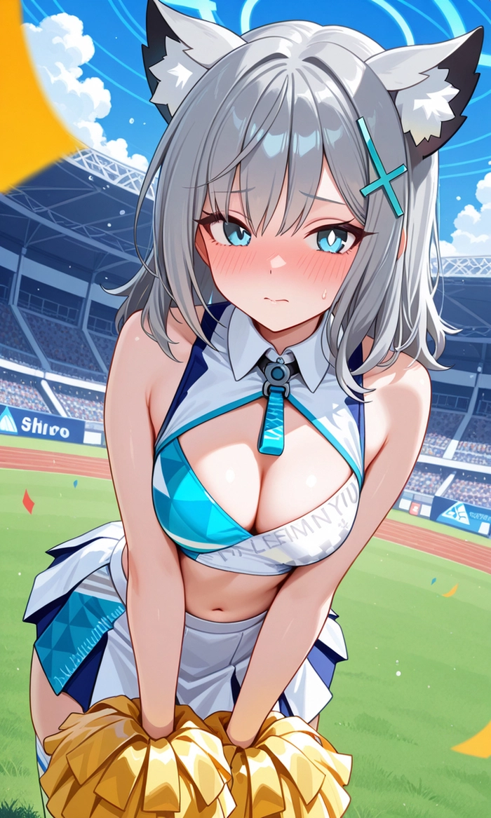 Ảnh Shiroko Sunaookami anime