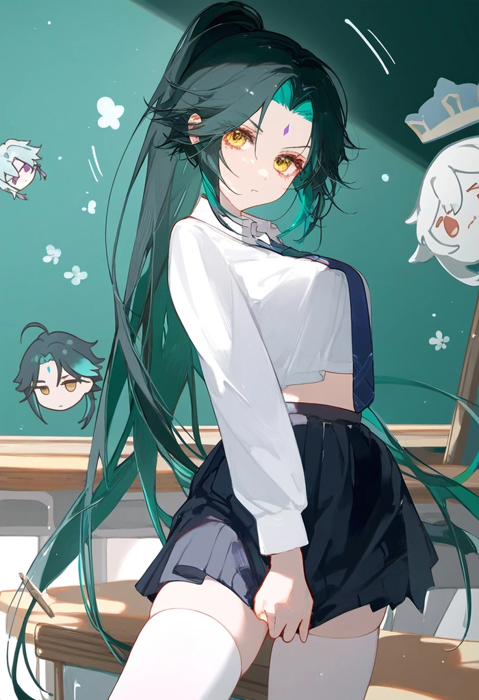 Ảnh Xiao Genshin đậm chất gợi cảm