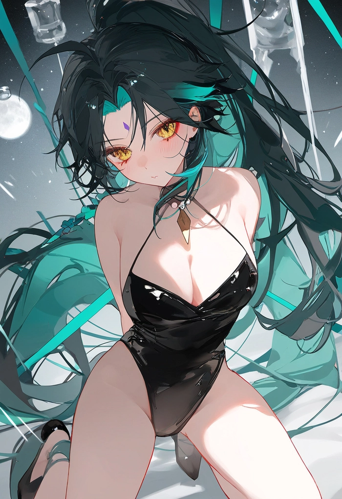 Ảnh Xiao Genshin phong cách sexy