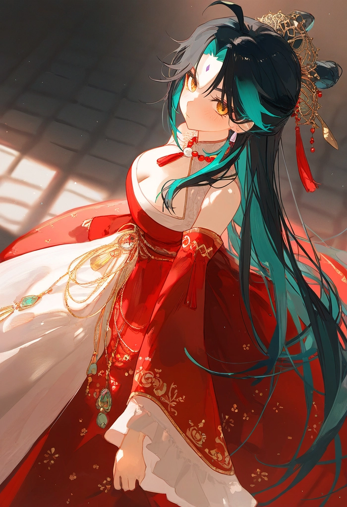 Ảnh Xiao Genshin sexy hở vai