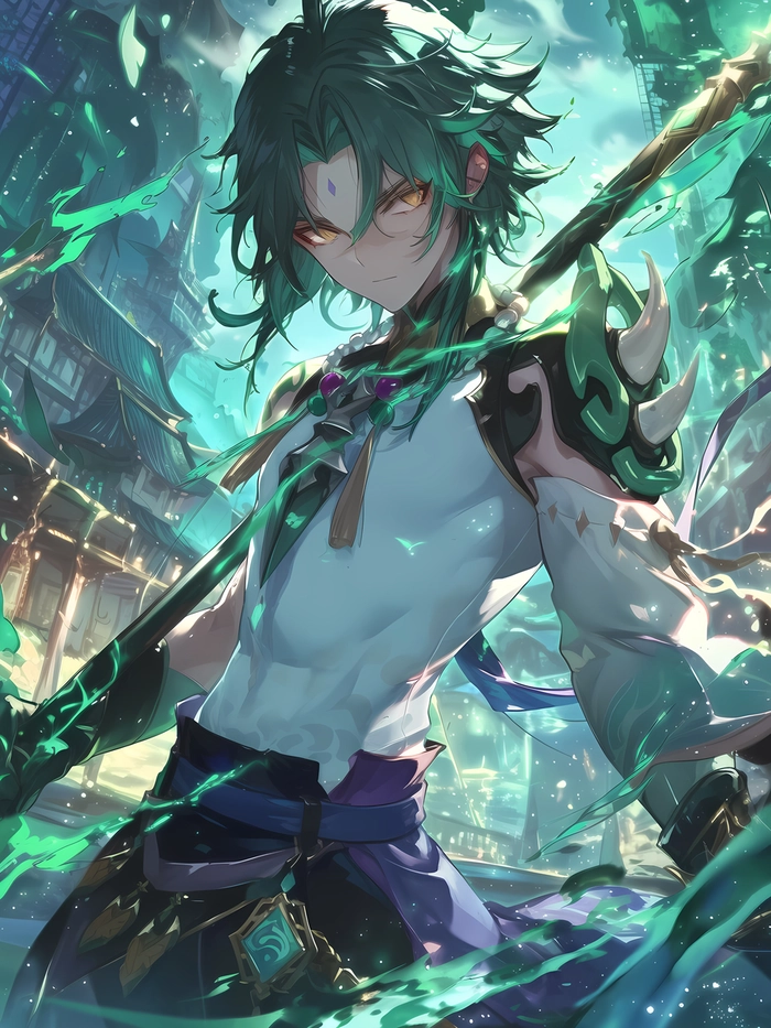 Ảnh Xiao sexy trong Genshin Impact