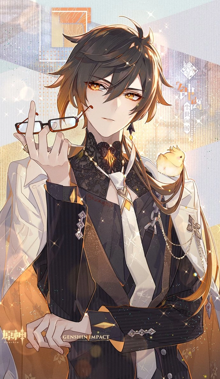 Ảnh Zhongli anime đẹp