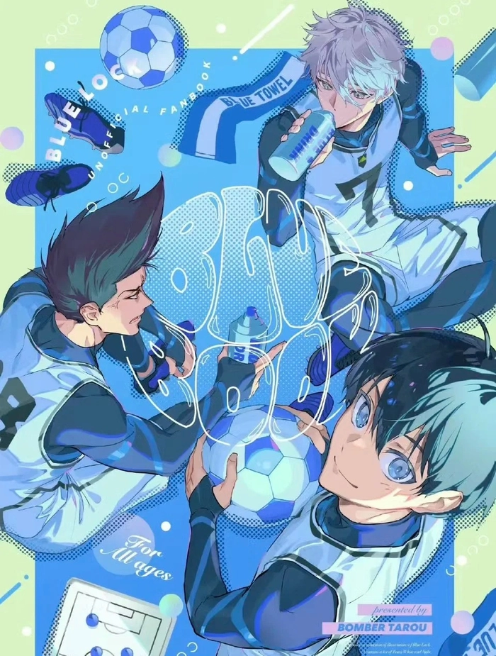 Ảnh anime Blue Lock cực ngầu