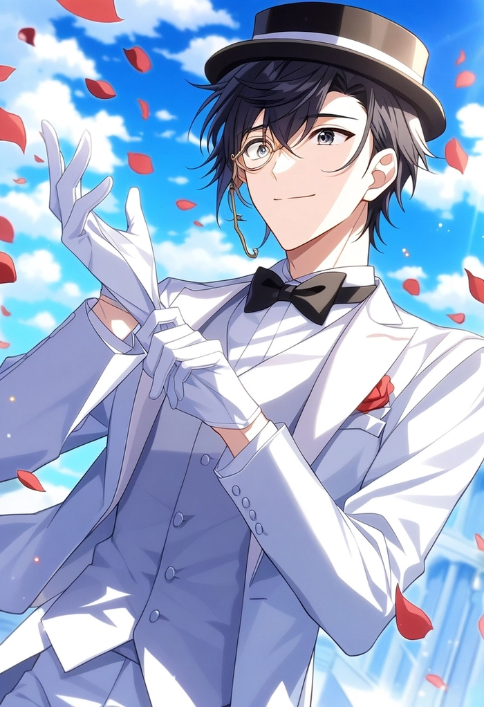 Ảnh anime Kaito Kid nghệ thuật