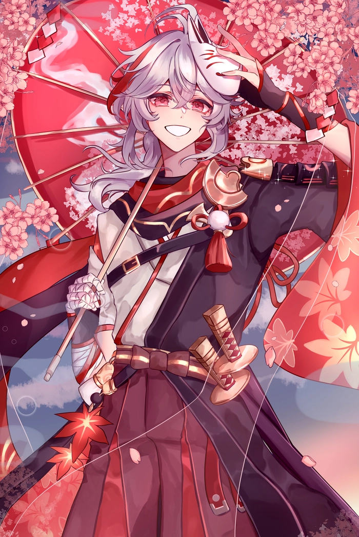 Ảnh anime Kazuha Genshin đẹp