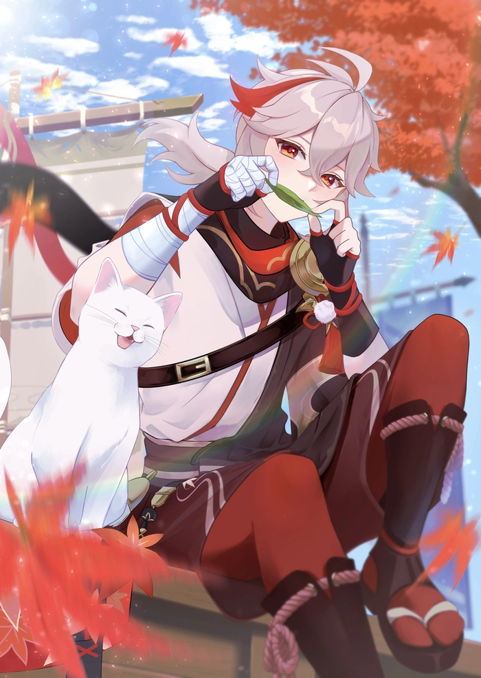 Ảnh anime Kazuha Genshin ngầu