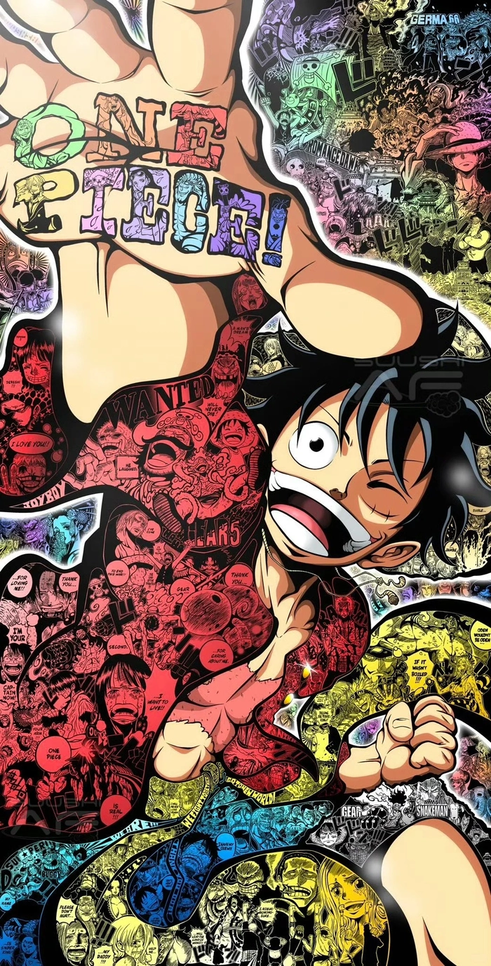 Ảnh anime Luffy ngầu và bí ẩn