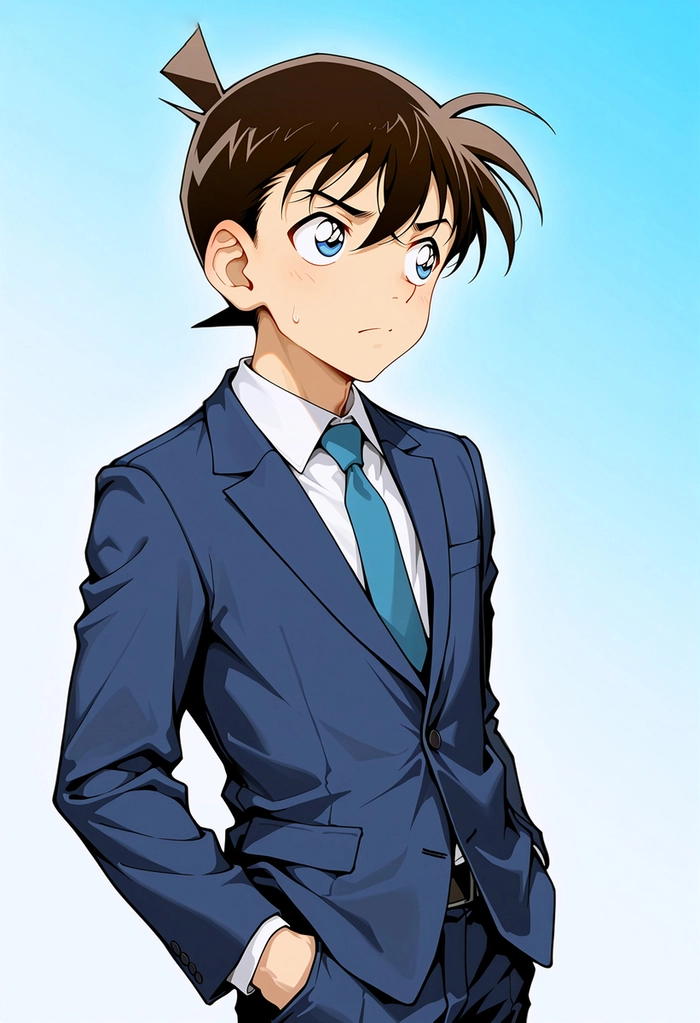 Ảnh anime Shinichi Kudo hành động