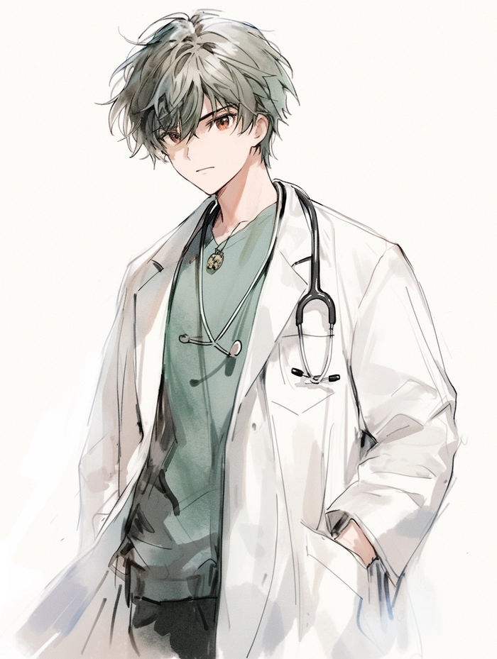 Ảnh anime bác sĩ nam chuẩn men