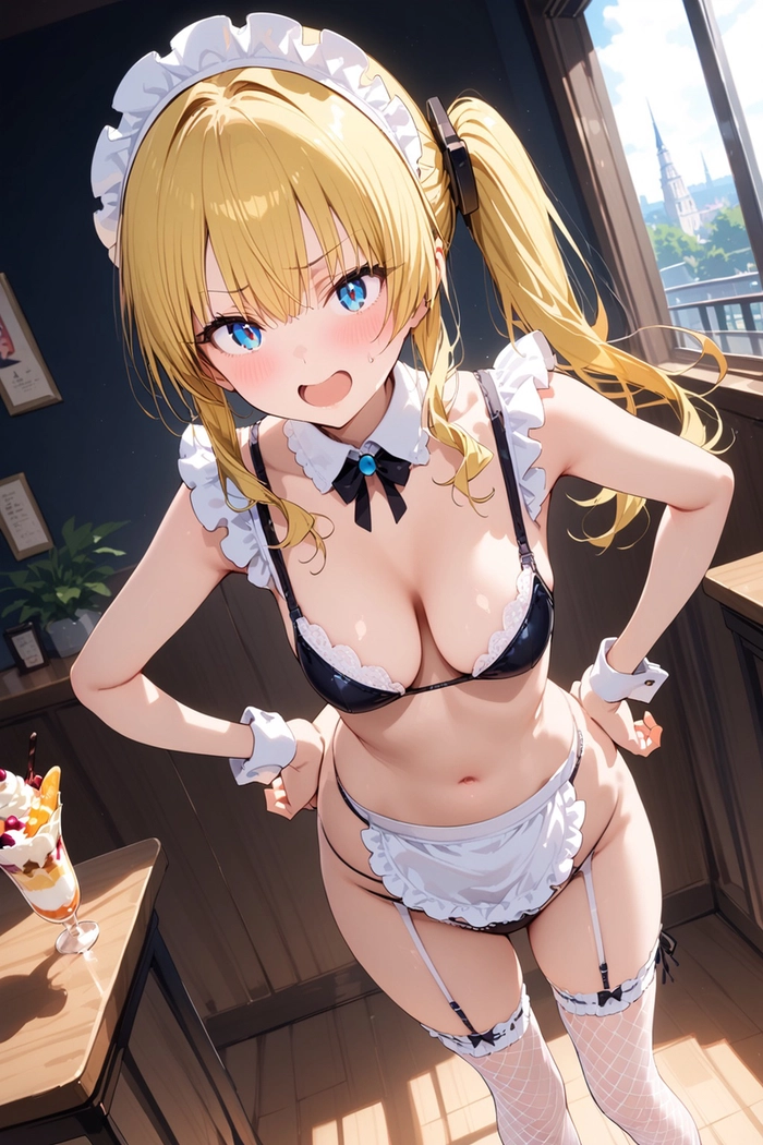 Ảnh anime hầu gái áo xuyên thấu