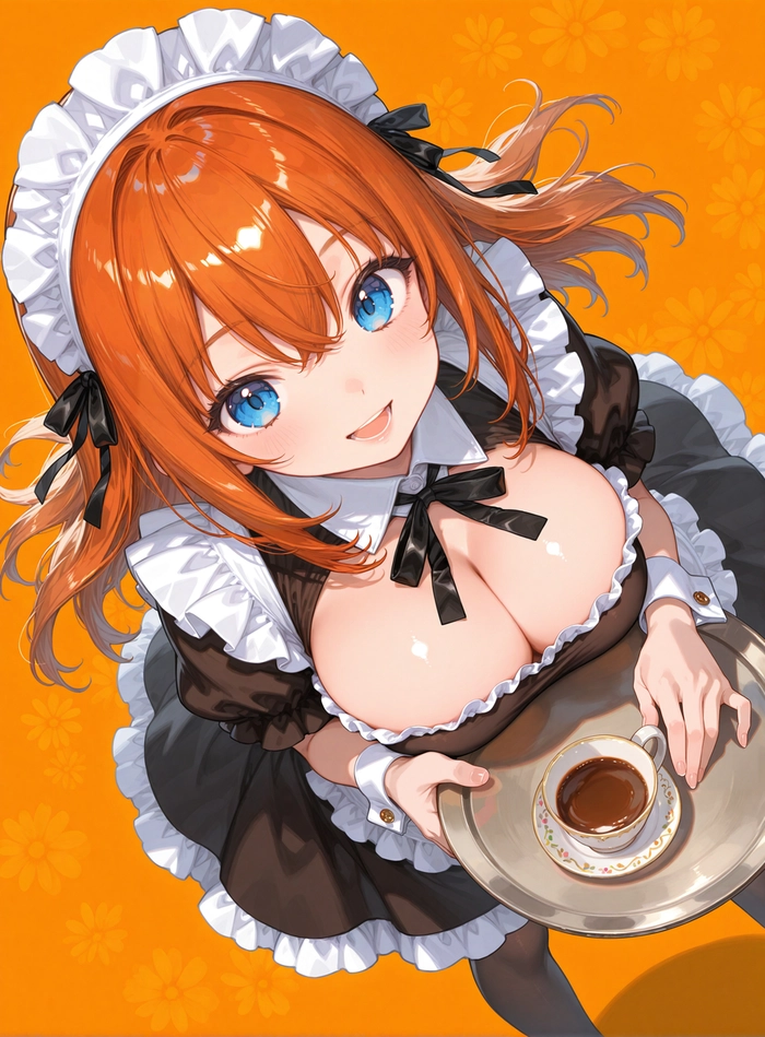 Ảnh anime hầu gái mắt xanh sexy