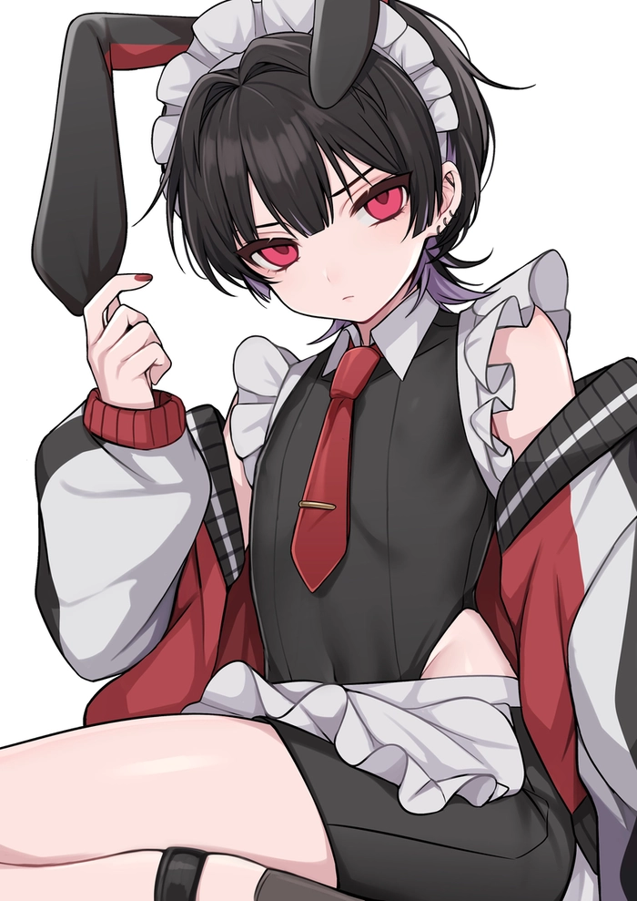 Ảnh anime nam mặc đồ hầu gái cực ngầu