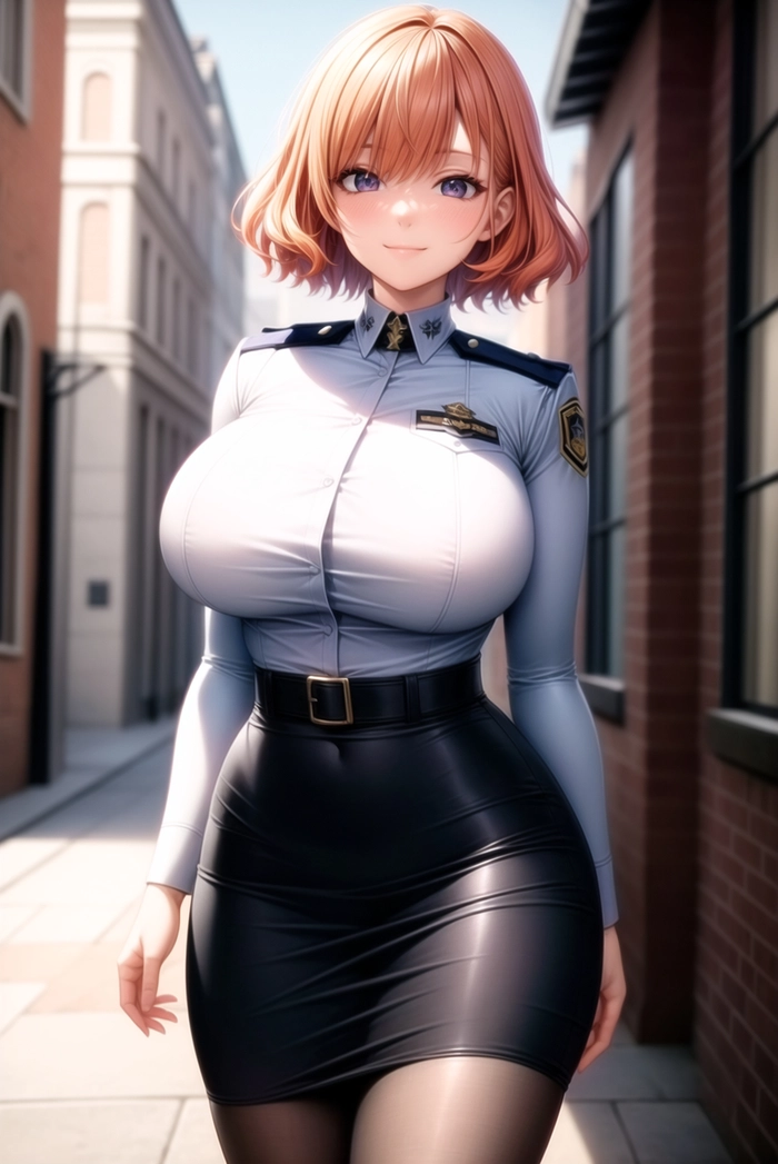 Ảnh anime nữ cảnh sát gợi cảm