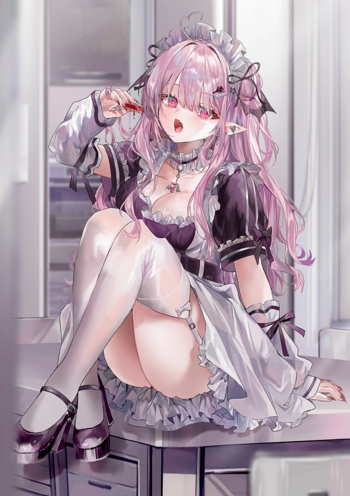 Ảnh anime nữ mặc đồ hầu gái