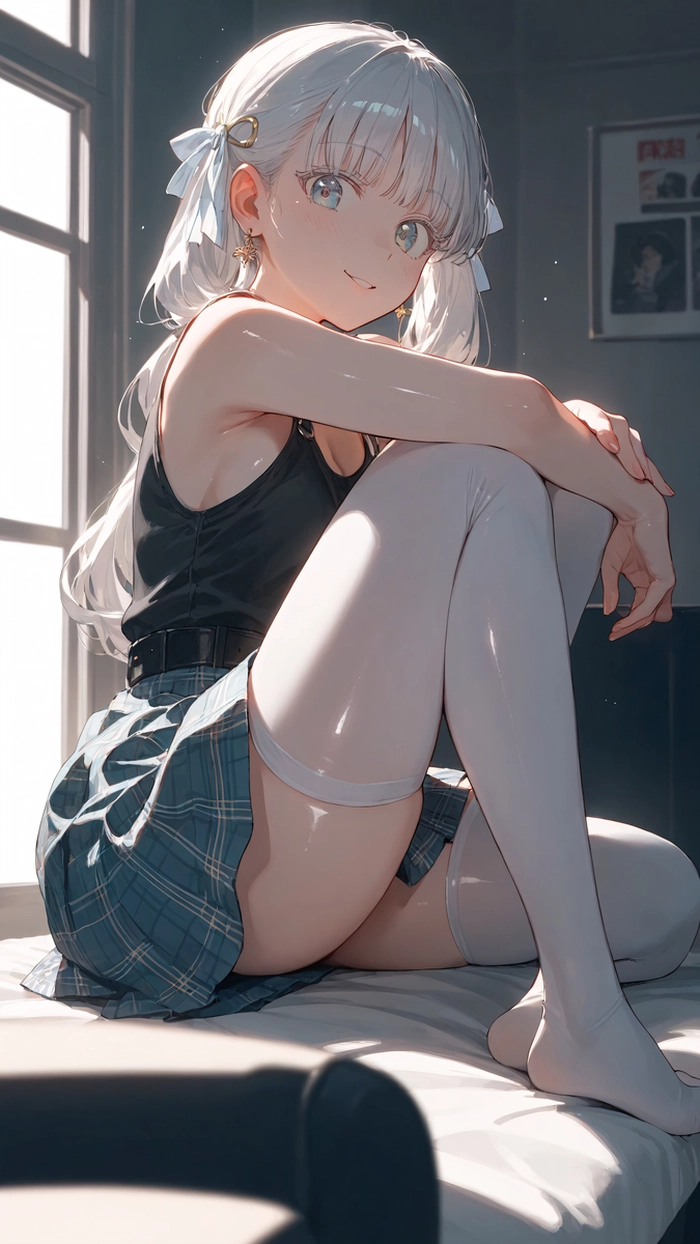 Ảnh anime váy ngắn siêu đáng yêu