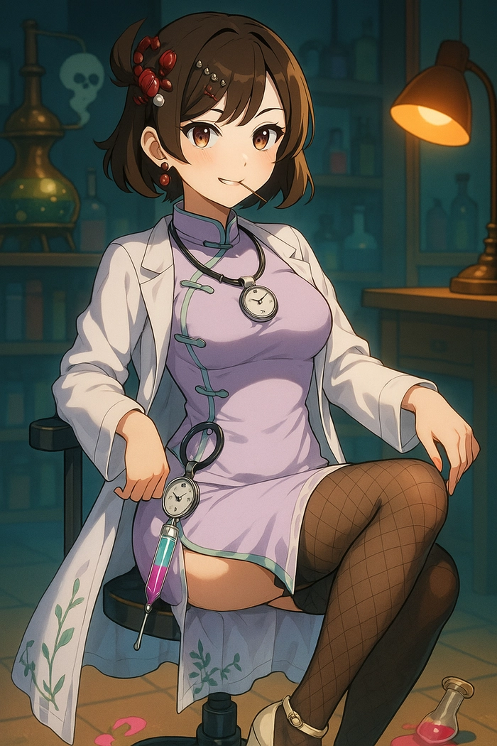Ảnh bác sĩ anime váy ngắn