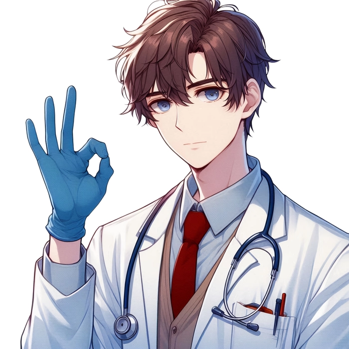 Ảnh bác sĩ hoạt hình anime cute