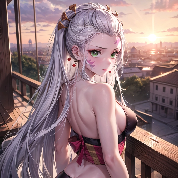 Ảnh chibi Daki đáng yêu