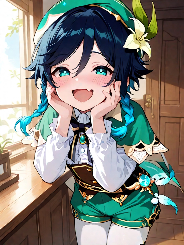 Ảnh chibi Venti Genshin cute