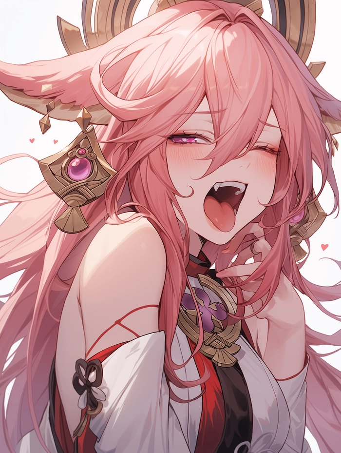 Ảnh chibi Yae Miko đáng yêu