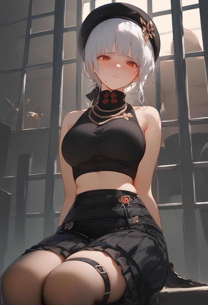 Ảnh gái anime mặc váy ngắn phong cách
