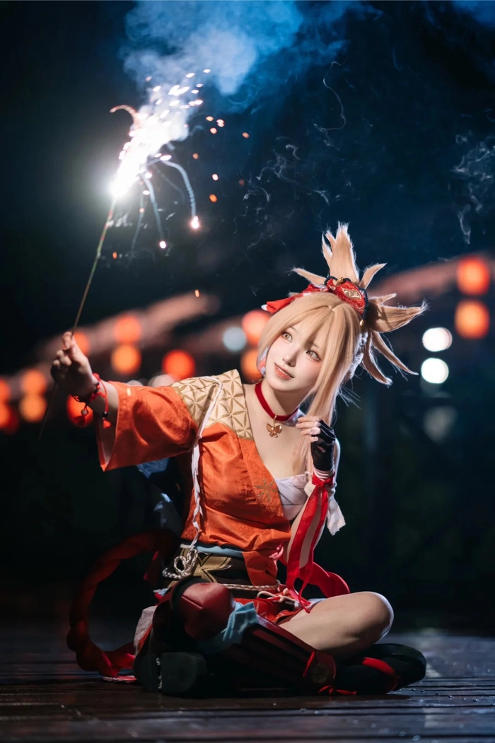 Ảnh gái xinh cosplay nhân vật Genshin cực phẩm