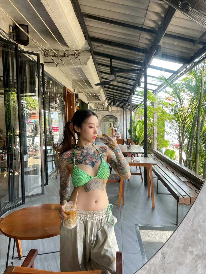 Ảnh gái xinh xăm đẹp
