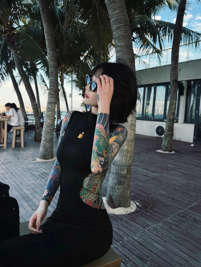 Ảnh gái xinh xăm hình