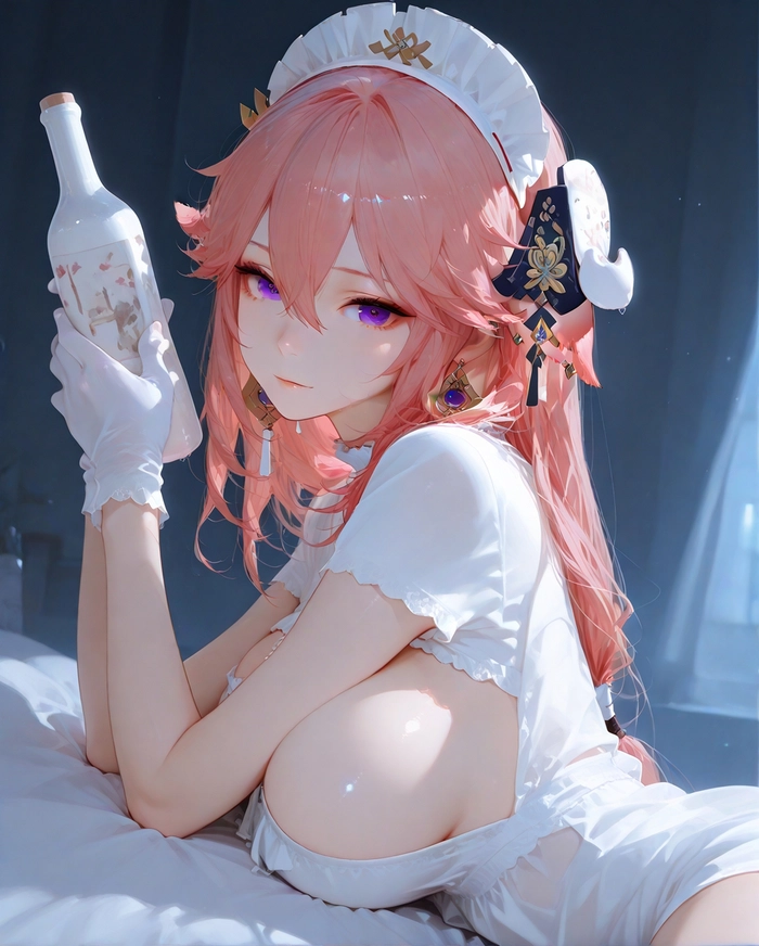 Ảnh nền Yae Miko gợi cảm