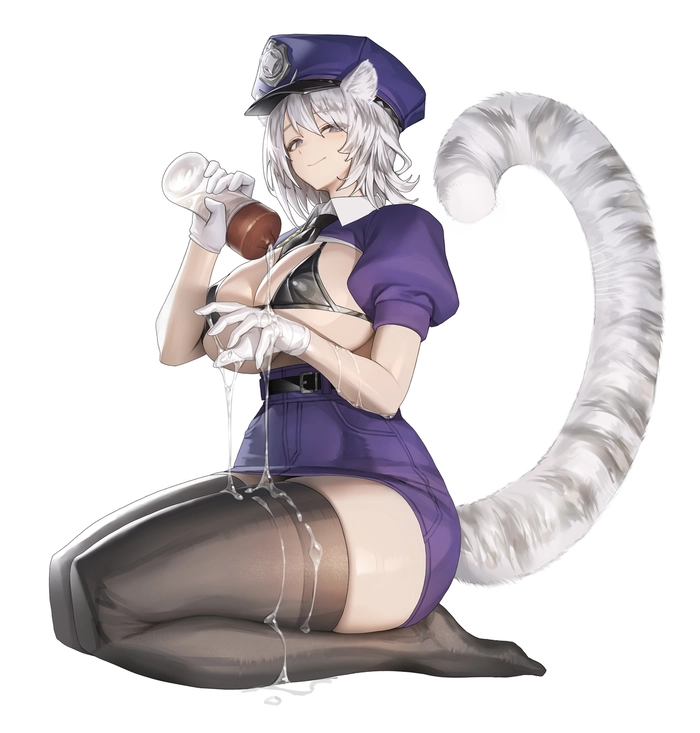 Ảnh nữ cảnh sát anime cosplay nóng bỏng