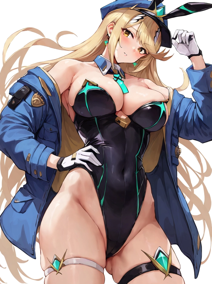 Ảnh nữ cảnh sát anime cosplay táo bạo
