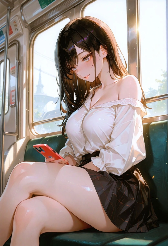 Anime nữ mặc váy ngắn cực quyến rũ
