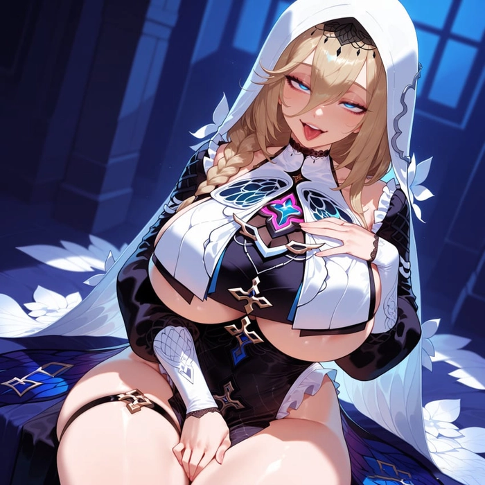 Anime nữ tu sexy nghệ thuật