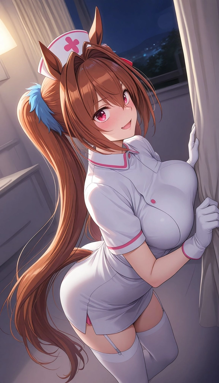 Anime y tá váy ngắn đầy cuốn hút