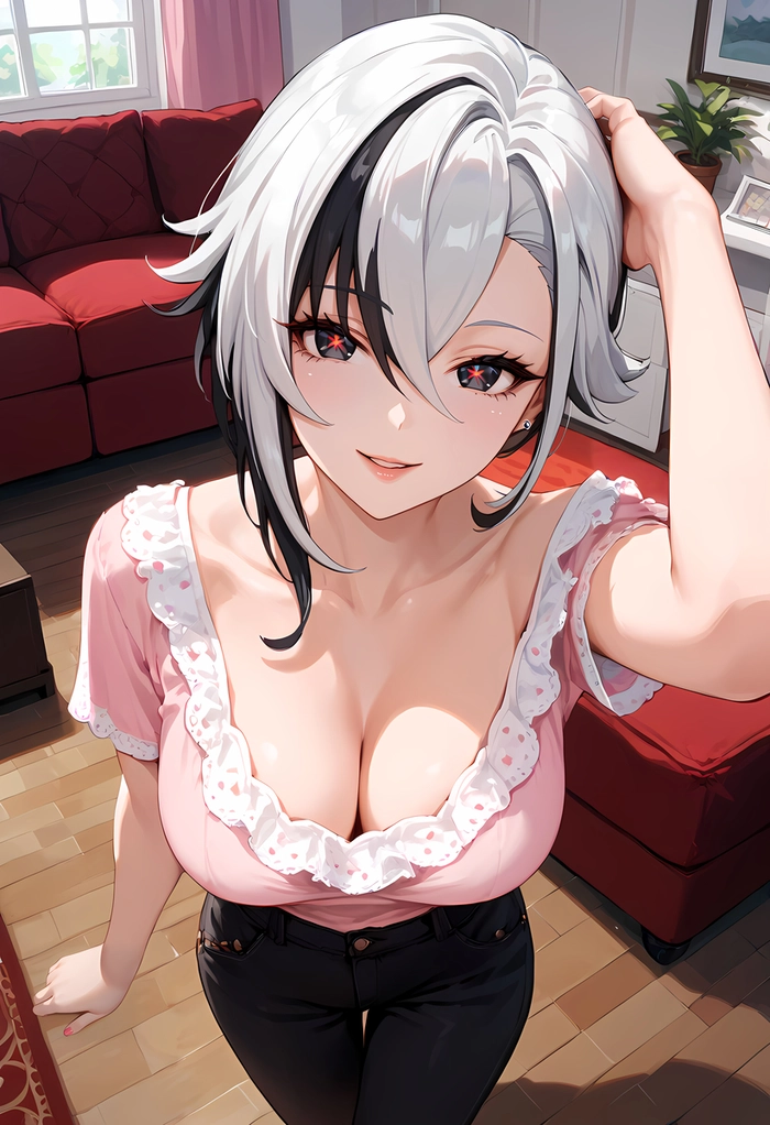 Arlecchino sexy anime girl