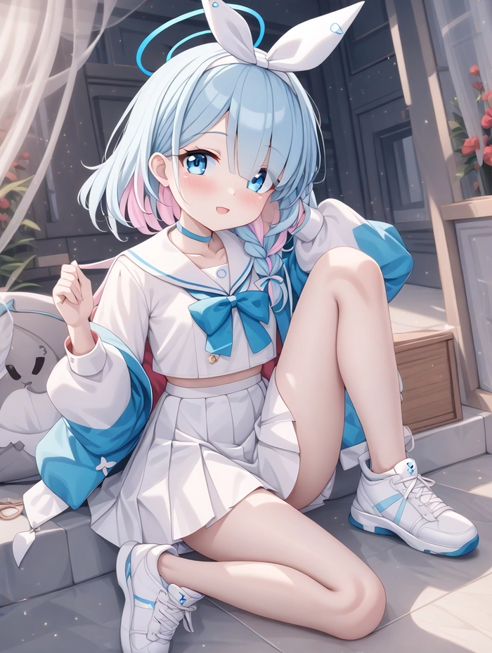Arona Blue Archive nhìn chính diện