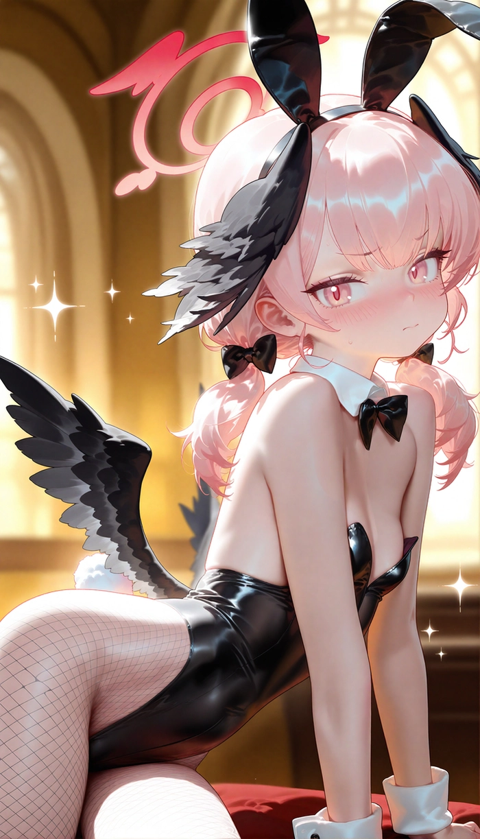Avatar Koharu Blue Archive anime ánh mắt gợi cảm